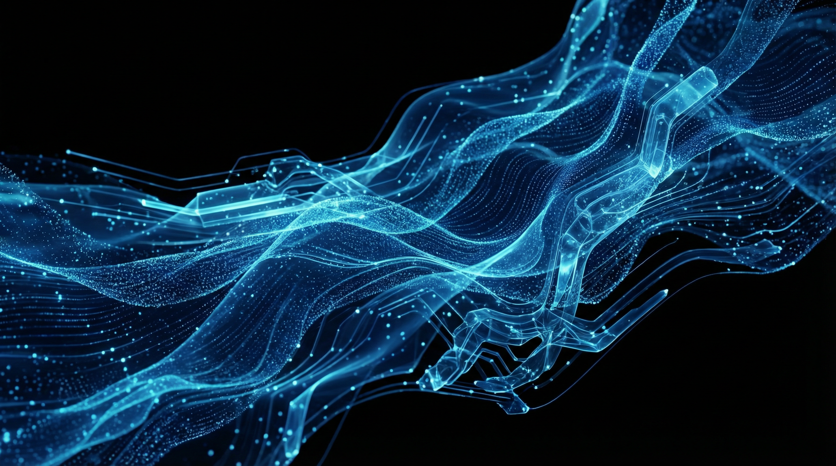 Deep Tech Ocean Background